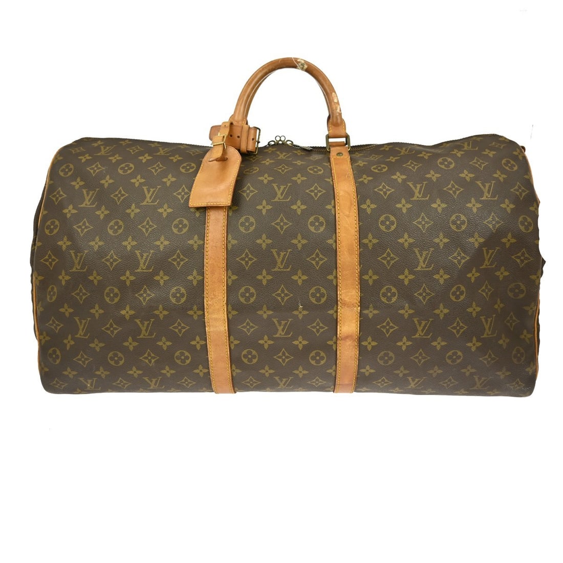 Louis Vuitton Keepall Bandouliiere 60 Monogram Canvas Extra Large Travel Bag M41412: Louis Vuitton Keepall Bandouliiere 60 Monogram Canvas Extra Large Travel Bag M41412 This Louis Vuitton Monogram Keepall Bandouliere 60 is an extra-large travel bag crafted from monogram canvas leather