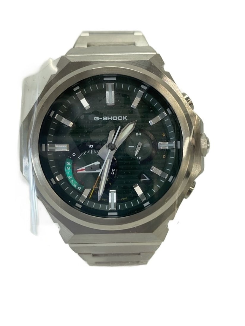CASIO G Shock Stainless Steel Green GST-B1000D-3AJF Wristwatch: CASIO G Shock Stainless Steel Green GST-B1000D-3AJF Wristwatch This CASIO G-SHOCK GST-B1000D-3AJF men's wristwatch features a durable stainless steel construction with a green color scheme. Made in Ja