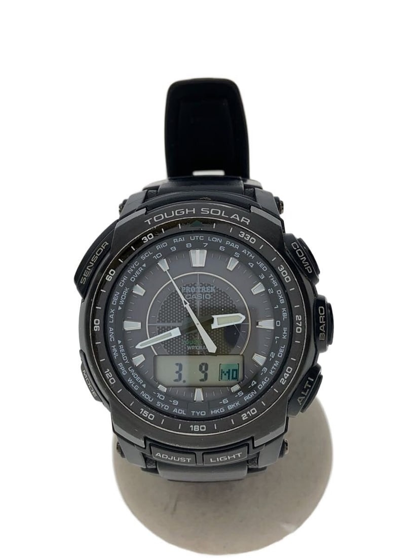 Casio Pro Trek PRW-5100-1JF Gray Rubber Wristwatch (1 of 6)