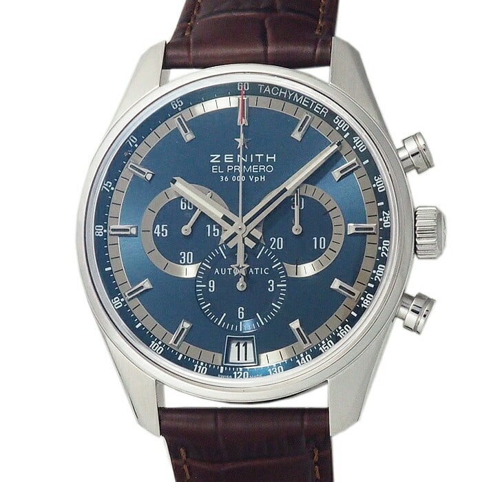 Zenith El Primero Chronograph Blue Dial Automatic Watch 03.2041.400 51.C496 (1 of 10)