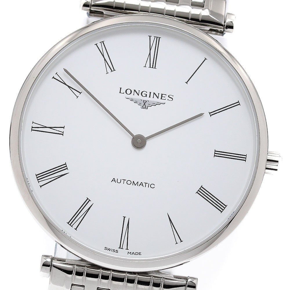 Longines La Grande Classique Automatic Steel Men's Watch L4.918.4.11.6: Longines La Grande Classique Automatic Steel Men's Watch L4.918.4.11.6 This Longines La Grande Classique de Longines men's wristwatch features a stainless steel case and band with a white dial and aut