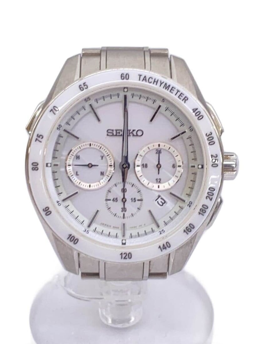Seiko Brightz White Stainless Steel Wristwatch 8B82-0AP0: Seiko Brightz White Stainless Steel Wristwatch 8B82-0AP0 This SEIKO BRIGHTZ 8B82-0AP0 men's wristwatch features a stainless steel case and band with a white dial. Made in Japan, it is designed for men