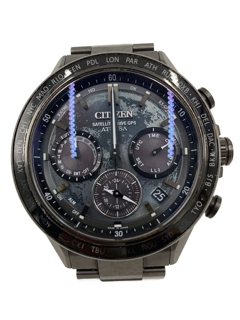 Citizen Attesa Black Men's Wristwatch F950-002XB03: Citizen Attesa Black Men's Wristwatch F950-002XB03 This CITIZEN ATTESA F950-002XB03 men's wristwatch features a black case and band, designed for a modern and sophisticated look. Made in Japan, it is 
