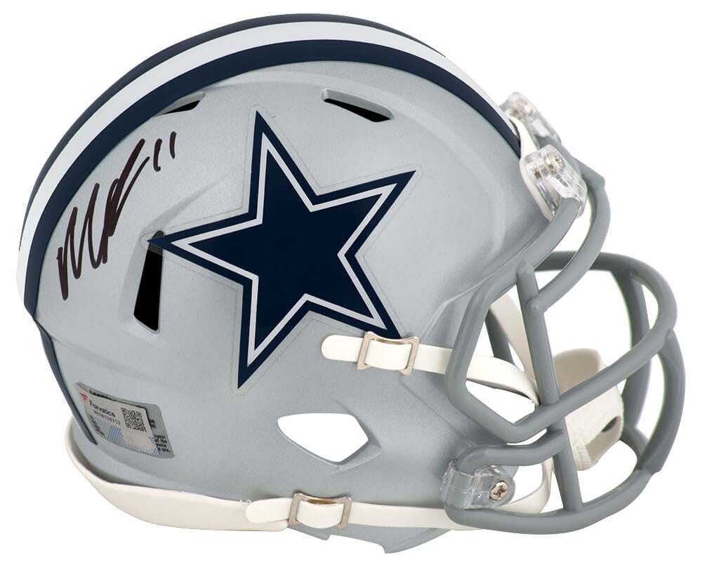 Micah Parsons Autographed Dallas Cowboys Mini Helmet with Fanatics COA (1 of 1)