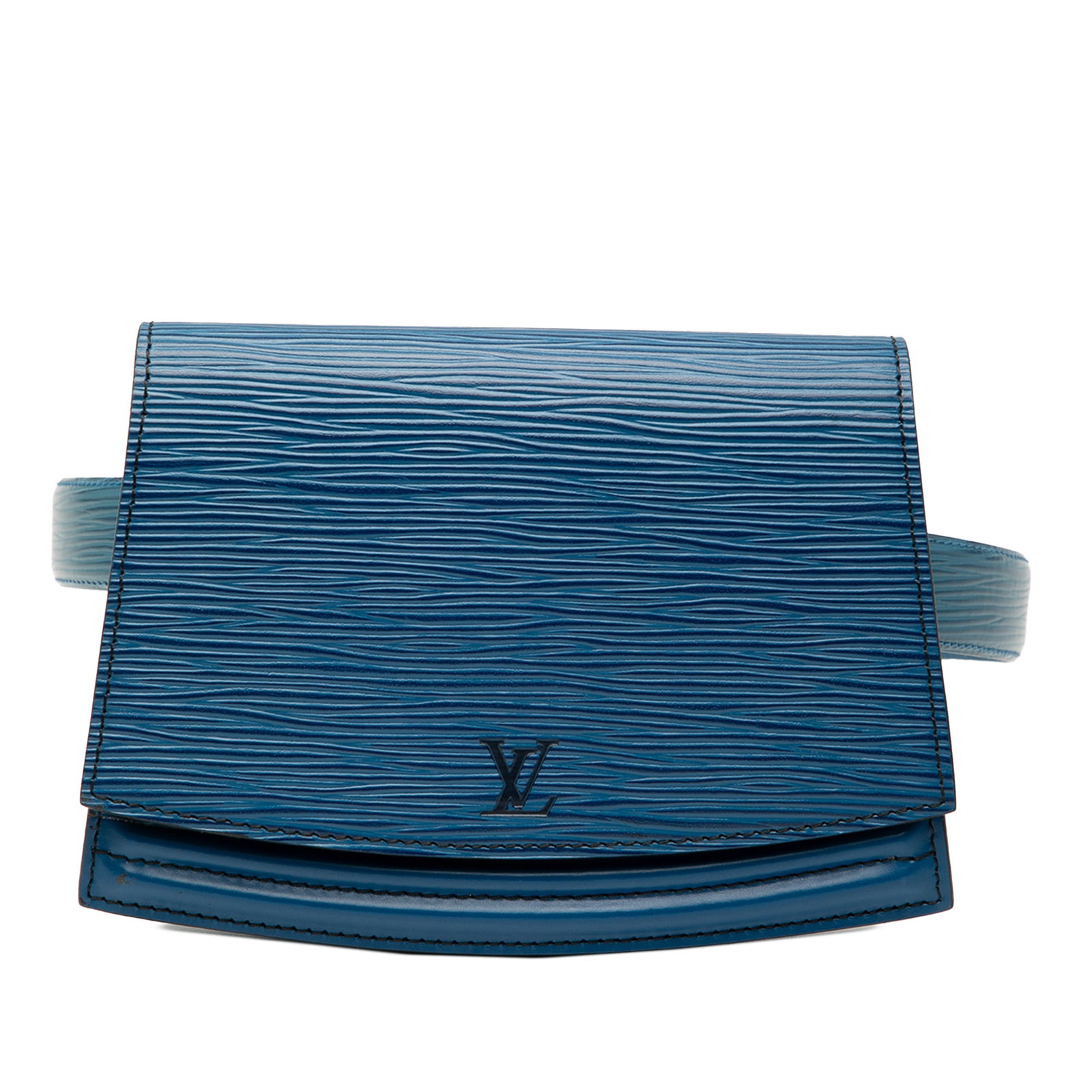 Louis Vuitton Epi Tilsitt Belt Bag Blue Leather (1 of 7)