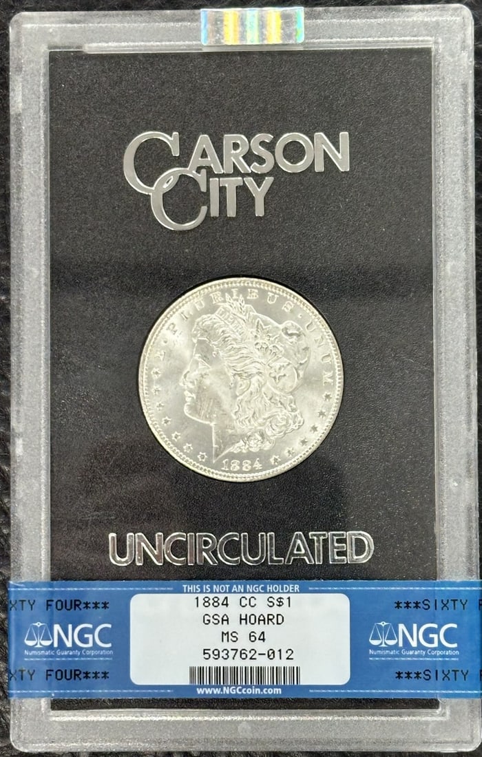 NGC MS64 1884-CC Morgan Silver Dollar Carson City (1 of 4)