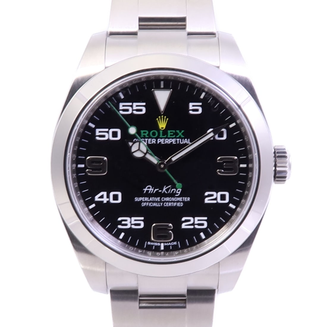 Rolex Air-King Stainless Steel Black Automatic Wristwatch 116900 (1 of 17)