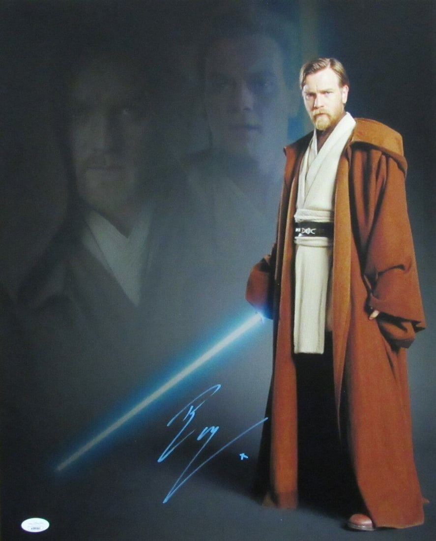 Ewan McGregor Signed Obi-Wan Kenobi 16x20 Photo JSA Authenticated (1 of 3)