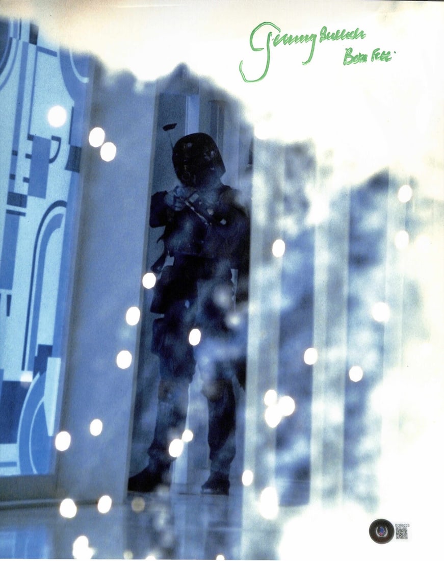 Jeremy Bulloch Autographed 11x14 Boba Fett Photo Beckett Authenticated (1 of 1)