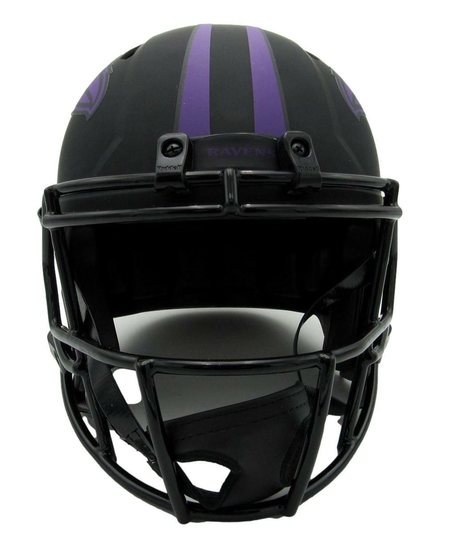 Patrick Queen Autographed Ravens Eclipse Replica Helmet BAS Authenticated - 3