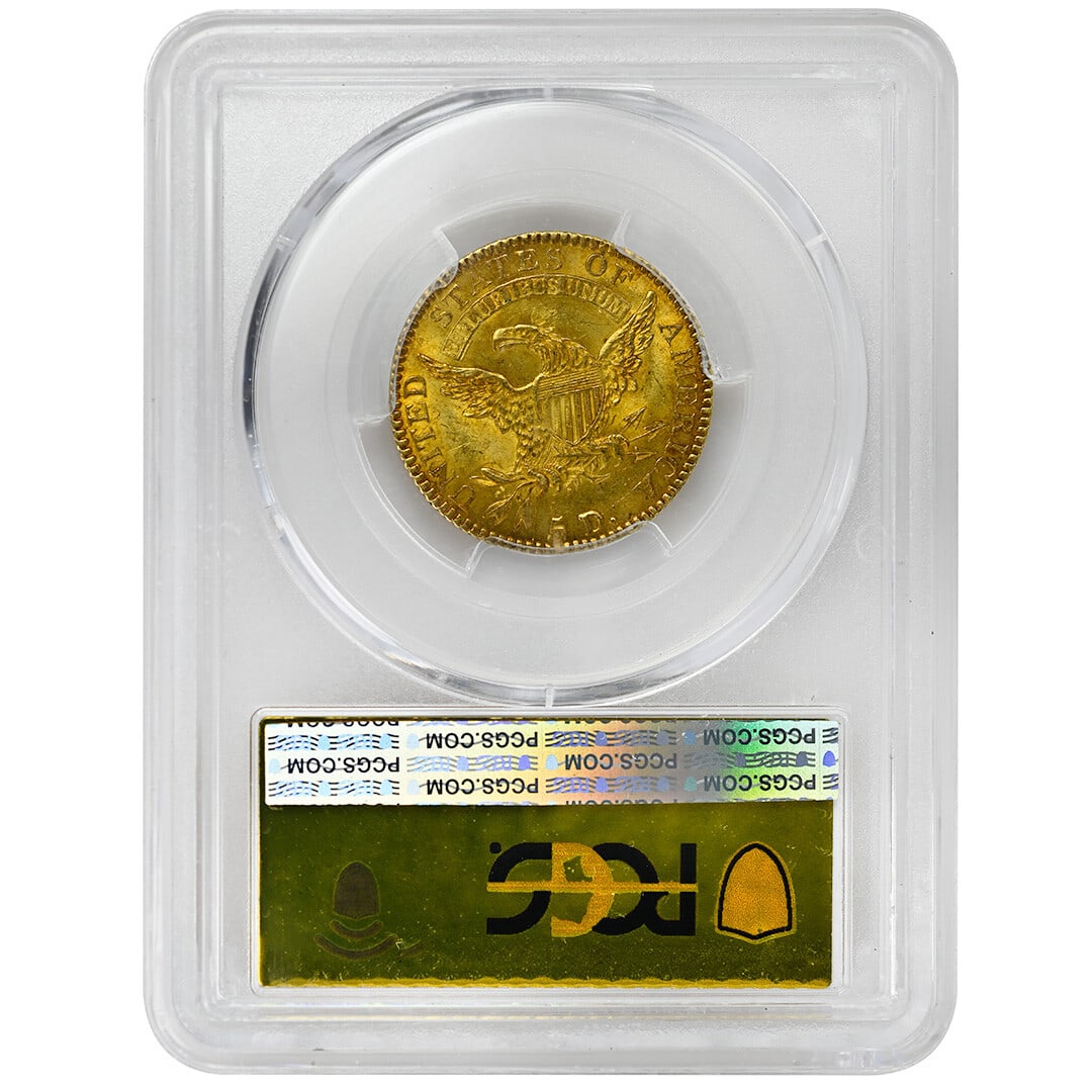 1818 Half Eagle PCGS MS63 Plus CAC Capped Bust - 4
