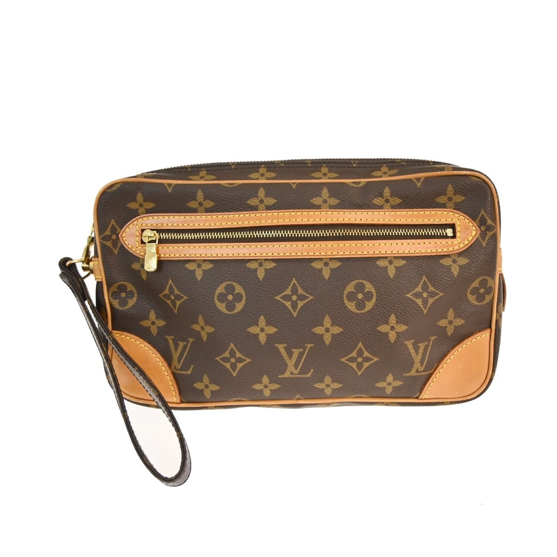 Louis Vuitton Marly Dragonne GM Monogram Leather Clutch Purse M51825 (1 of 11)