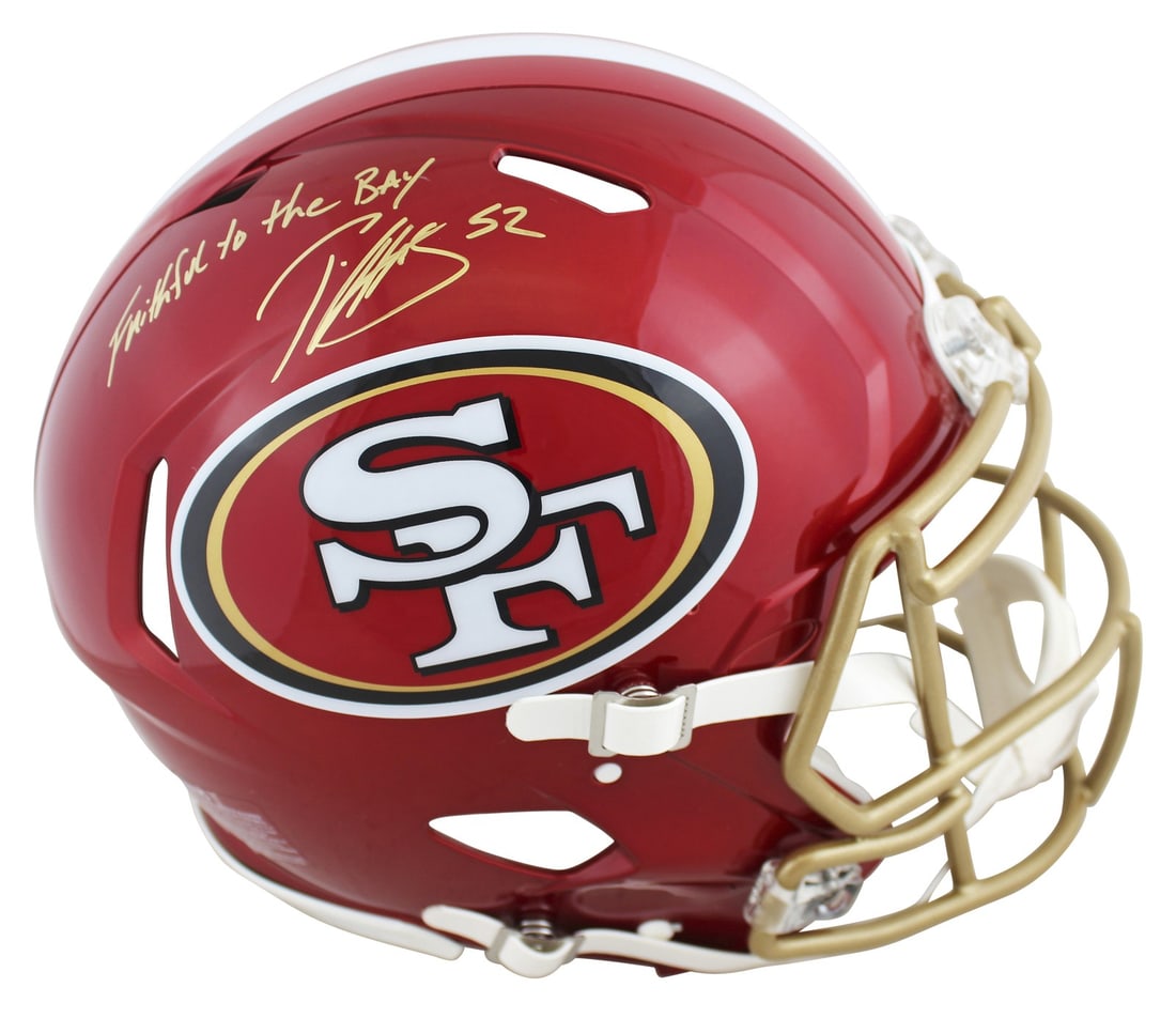 Patrick Willis Signed 49ers Full Size Flash Speed Proline Helmet Beckett Witnessed (1 of 3)