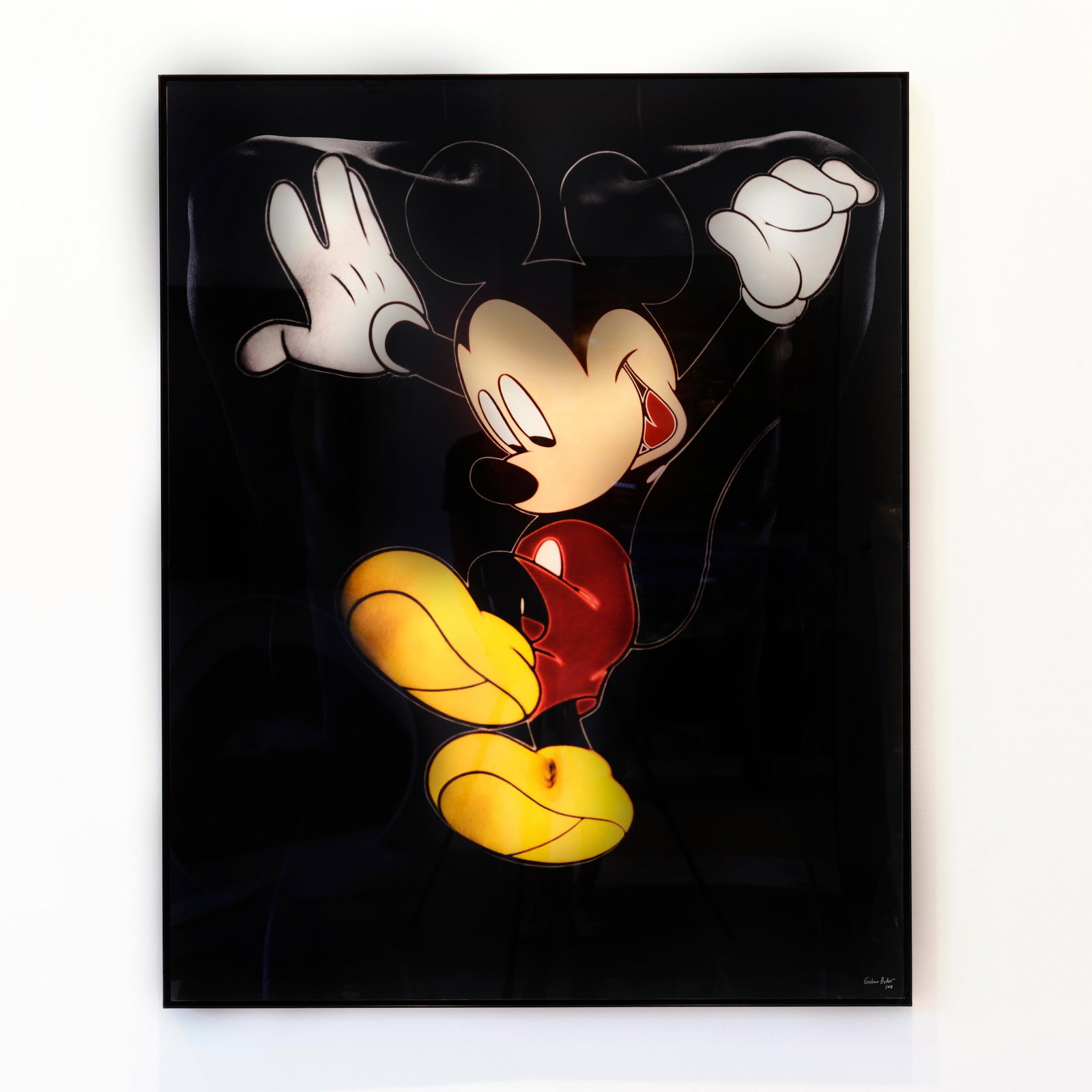 Giuliano Bekor Minnie/Mickey MM4 Framed Photography Ed. 1/8 50" x 40" Pop Art: Giuliano Bekor Minnie/Mickey MM4 Framed Photography Ed. 1/8 50" x 40" Pop Art Discover the captivating "Minnie/Mickey MM4" framed photography by renowned artist Giuliano Bekor. This stunning piece, cr