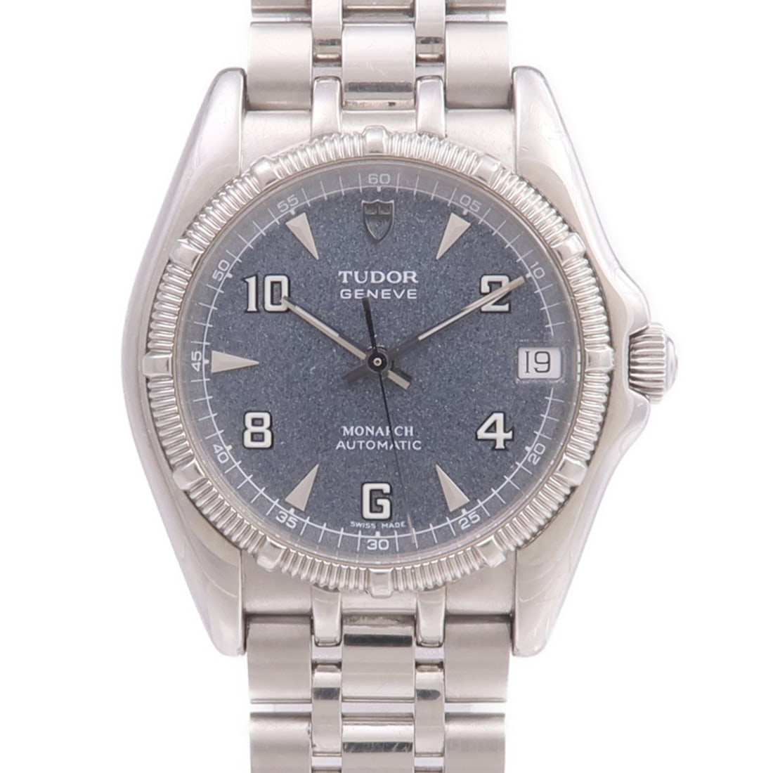 Monarch Series Stainless Steel Automatic Wristwatch by Tudor Gray Dial (1 of 15)