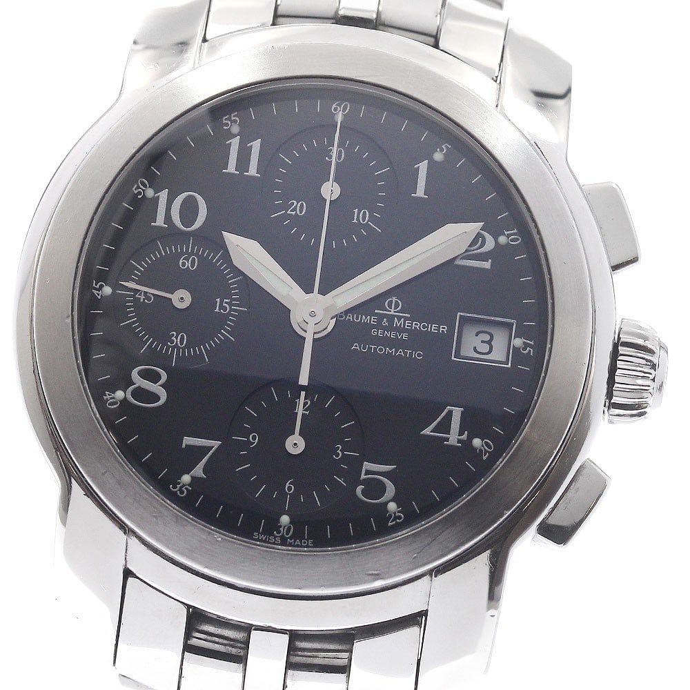 Baume Mercier Capeland Automatic Chronograph Steel Watch MV045216 (1 of 6)
