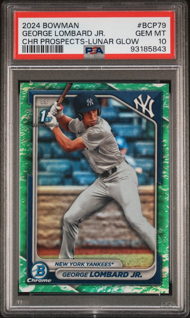 2024 Bowman George Lombard Jr #BCP79 PSA 10 Chrome Rookie Card (1 of 2)