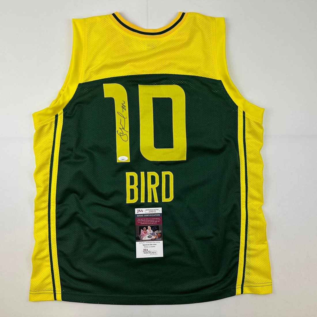 Autographed Sue Bird Seattle Storm Green Jersey with JSA COA (1 of 4)