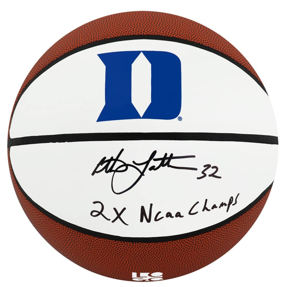 Christian Laettner Signed Duke Basketball 2x NCAA Champs COA (1 of 1)