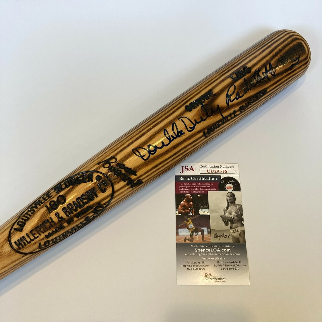 Negro League Legends Multi Signed Baseball Bat JSA COA (1 of 9)