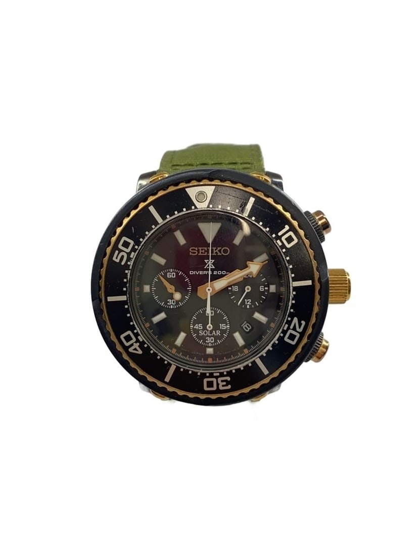 Seiko Prospex Black Men's Limited Edition Wristwatch: Seiko Prospex Black Men's Limited Edition Wristwatch This Seiko Prospex Lowercase V175-0DTD is a men's wristwatch crafted in Japan. Featuring a black case and dial, this limited edition timepiece is o