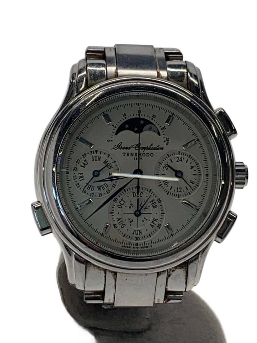 Tenshodo Quartz Stainless Steel Men's Wristwatch (1 of 6)