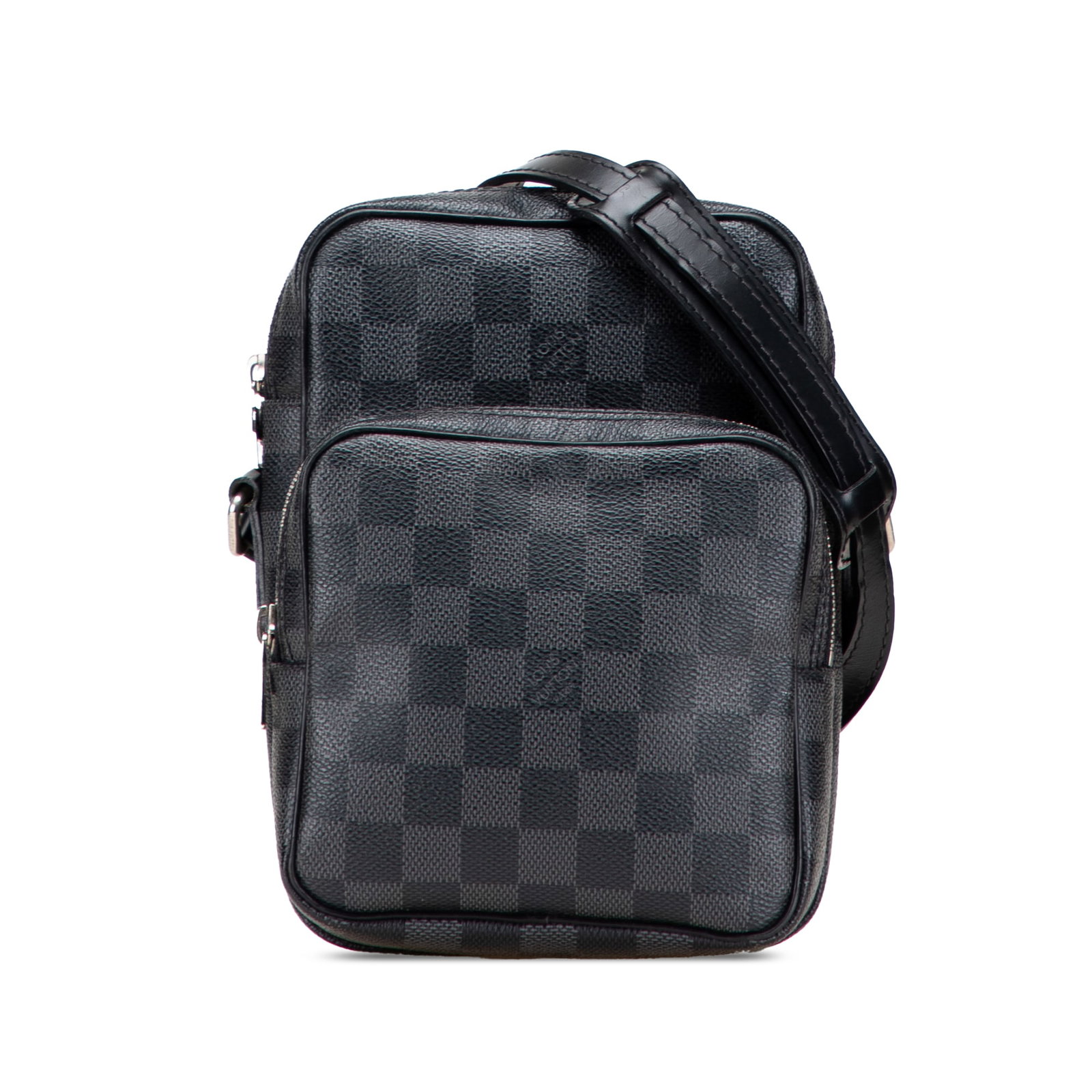 Louis Vuitton Damier Graphite Rem Bag Black Canvas with Leather Trim: Louis Vuitton Damier Graphite Rem Bag Black Canvas with Leather Trim The Louis Vuitton Damier Graphite Rem is a stylish and functional bag crafted from durable damier graphite canvas with leather trim