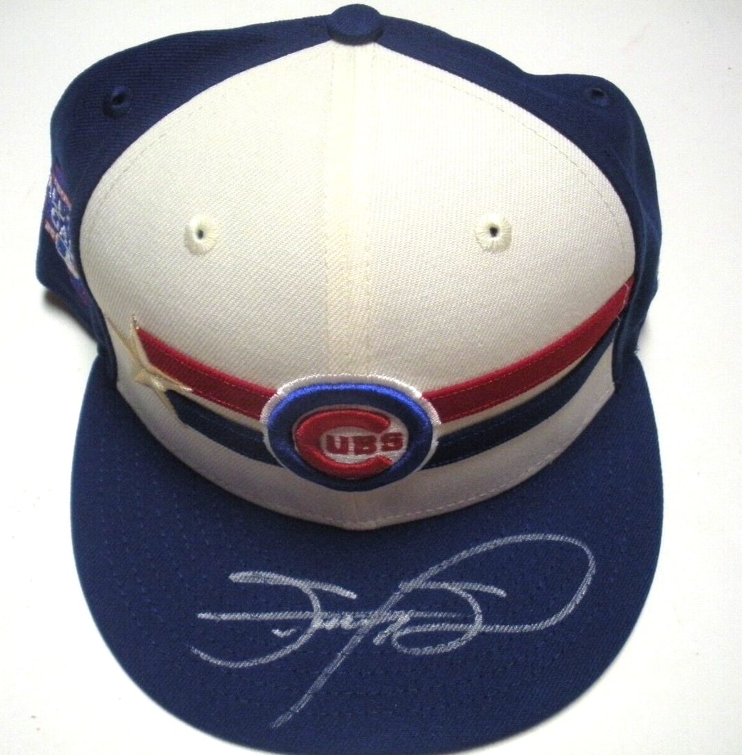 Sammy Sosa Signed Chicago Cubs All-Star Snapback Hat with Beckett COA: Sammy Sosa Signed Chicago Cubs All-Star Snapback Hat with Beckett COA This is an authentic Chicago Cubs snapback hat commemorating the 24th All-Star Game, signed by Sammy Sosa. The hat is an original 