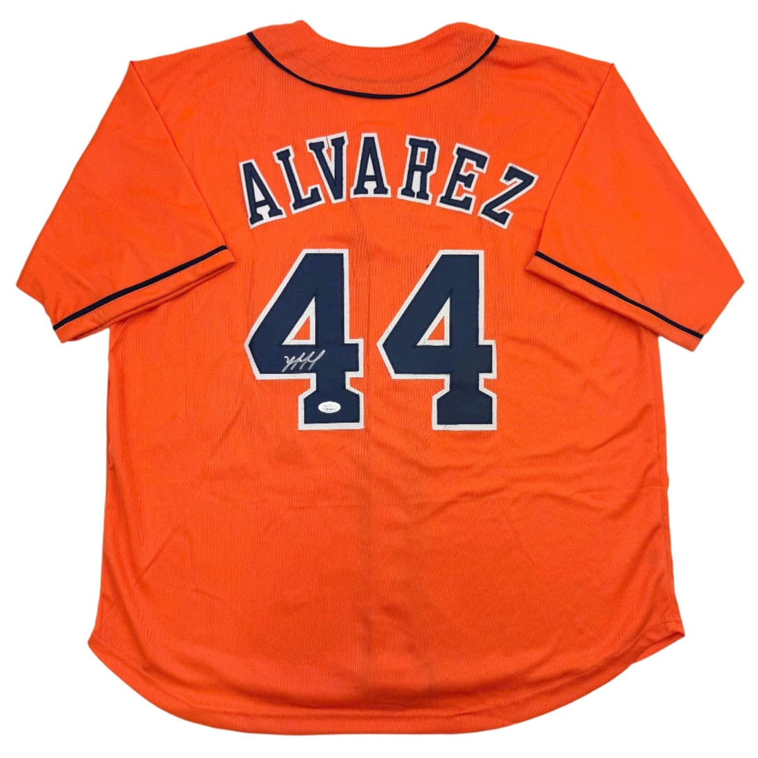 Yordan Alvarez Autographed Houston Astros Jersey JSA Certified: Yordan Alvarez Autographed Houston Astros Jersey JSA Certified Celebrate your love for the Houston Astros with this autographed Yordan Alvarez orange baseball jersey. Featuring an authentic signature 