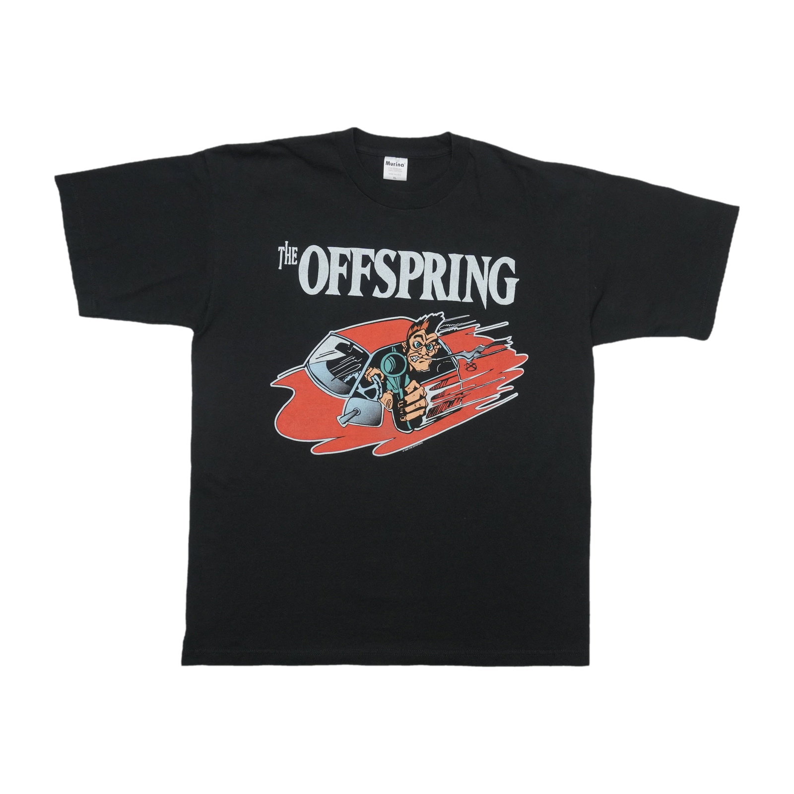 Vintage 1998 Offspring Bad Habit Black Cotton Shirt XL: Vintage 1998 Offspring Bad Habit Black Cotton Shirt XL This is an original vintage 1998 Offspring Bad Habit shirt featuring front and back graphics. Made from 100% cotton, the shirt comes in black and