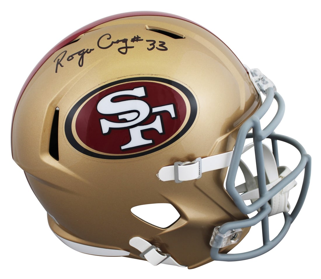 Roger Craig Signed San Francisco 49ers Full Size Helmet BAS Authenticated: Roger Craig Signed San Francisco 49ers Full Size Helmet BAS Authenticated This authentic full-size speed replica helmet has been personally signed by Roger Craig, a legendary player of the San Francis