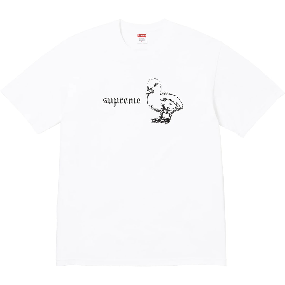Medium Supreme cotton tee with duck graphic on white background (1 of 1)
