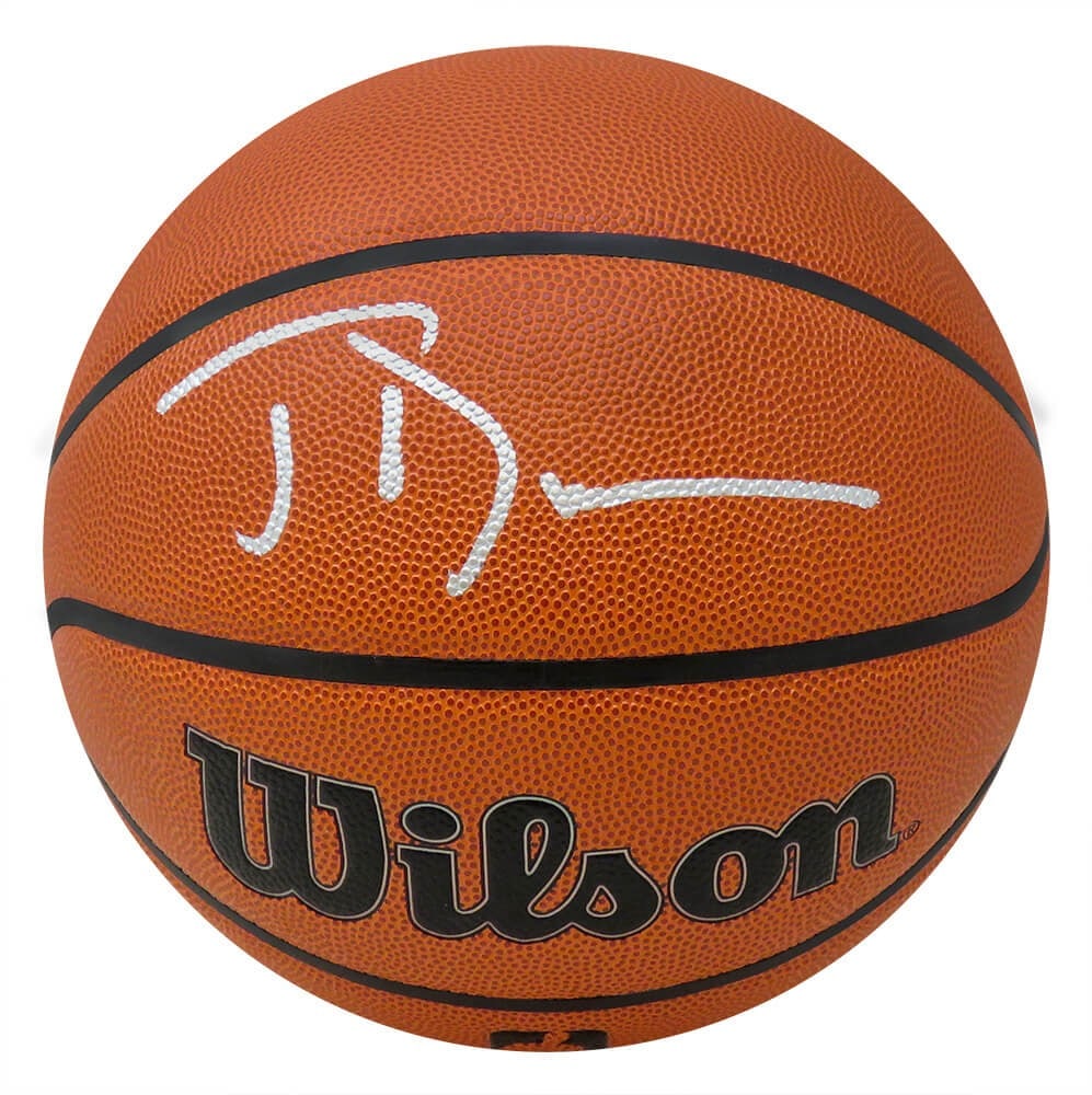 Joe Dumars Signed Wilson NBA Basketball with COA (1 of 1)