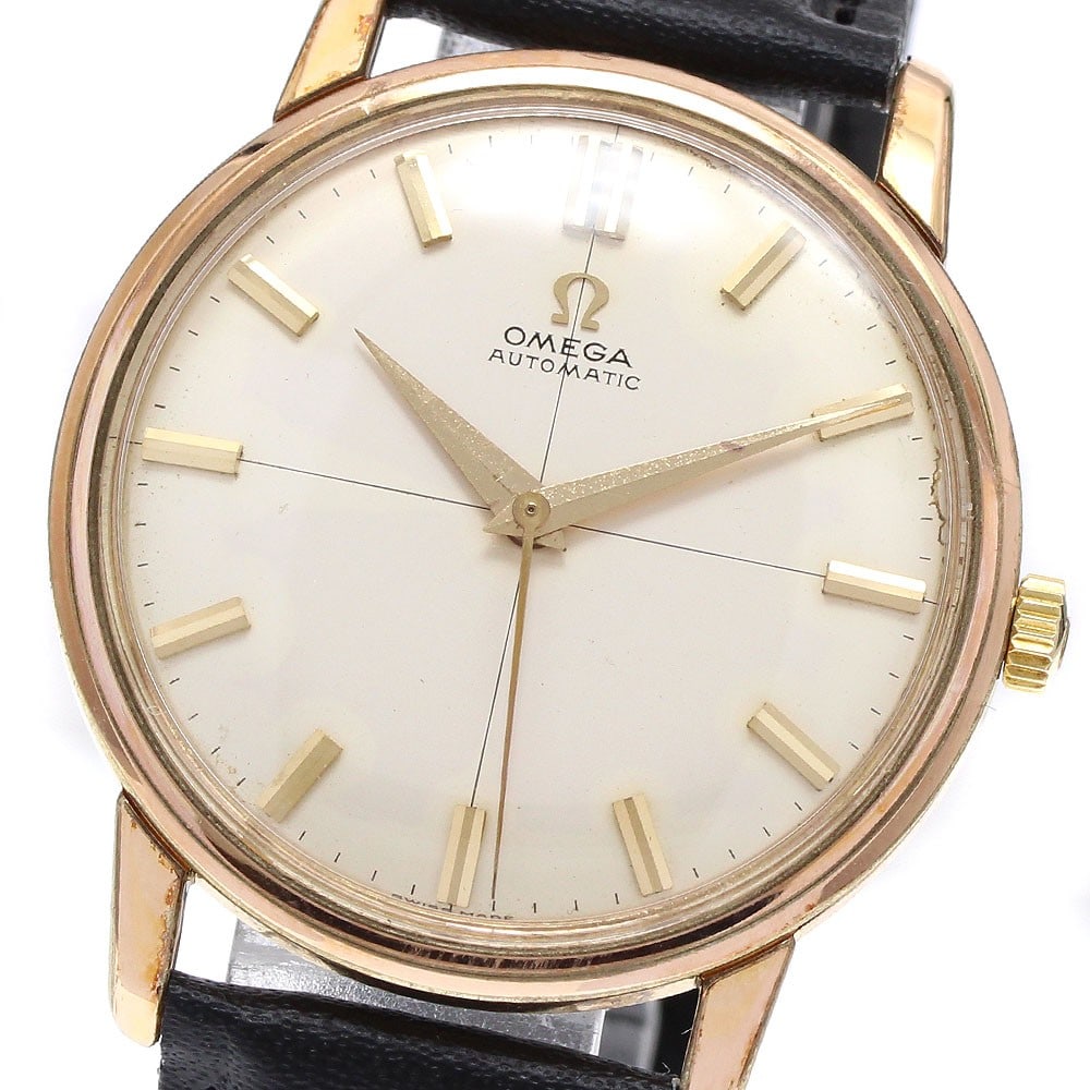 Omega Geneve Automatic Men's Wristwatch 14702-2 SC 34mm: Omega Geneve Automatic Men's Wristwatch 14702-2 SC 34mm This vintage OMEGA Geneve wristwatch (Ref. 14702-2 SC) features a classic silver dial and an automatic Cal.552 movement. The stainless steel and