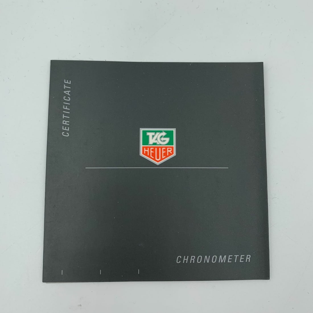 Chronometer Certificate Manual From TAG Heuer Swiss Watchmaker: Chronometer Certificate Manual From TAG Heuer Swiss Watchmaker This is a TAG Heuer chronometer certificate, provided as a manual. It is a pre-owned item, originating from Switzerland and issued by TAG