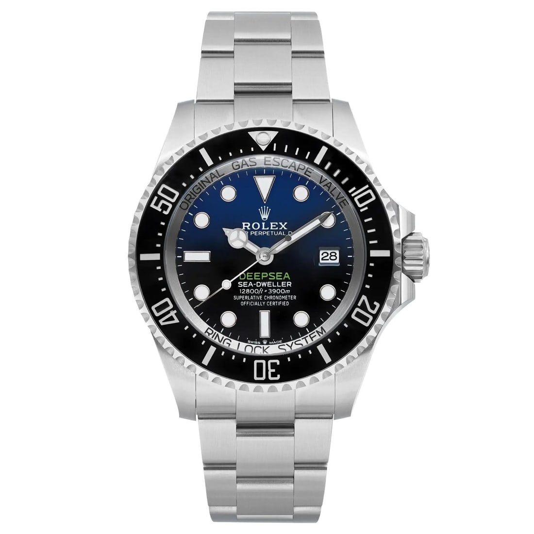 Sea-Dweller 136660 Stainless Steel 44mm Blue Dial Automatic Wristwatch by Rolex: Sea-Dweller 136660 Stainless Steel 44mm Blue Dial Automatic Wristwatch by Rolex This Rolex Sea-Dweller 136660 James Cameron edition is a luxury wristwatch featuring a 44 mm polished stainless steel ca