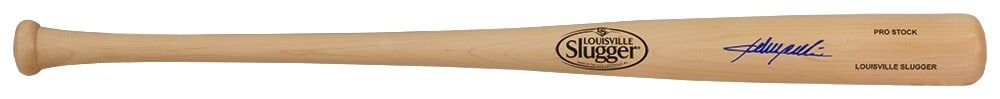 Adrian Beltre Signed Louisville Slugger Pro Stock Blonde Bat with Beckett COA (1 of 2)