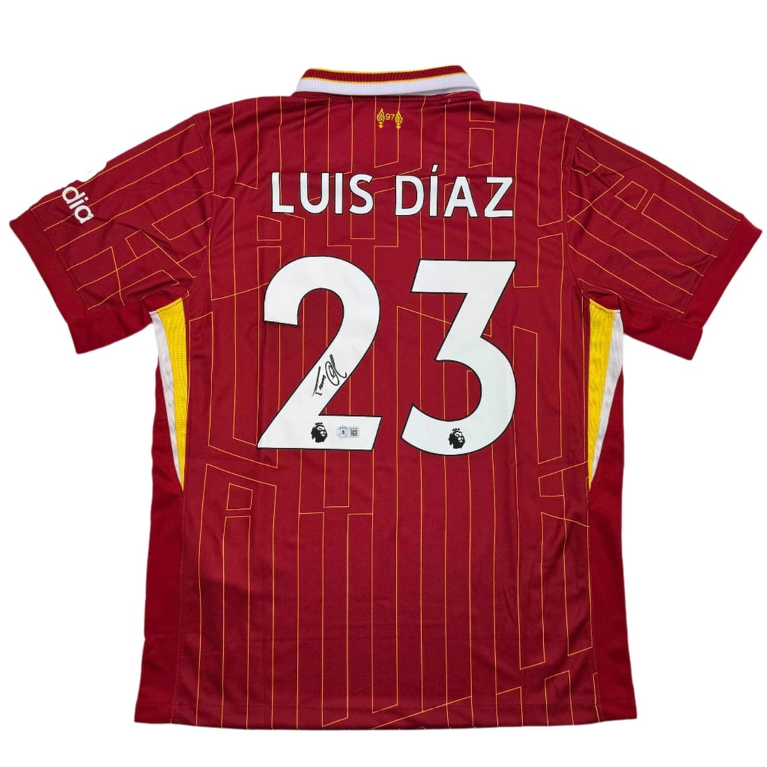 Luis Diaz Signed Liverpool Soccer Jersey Beckett COA (1 of 4)