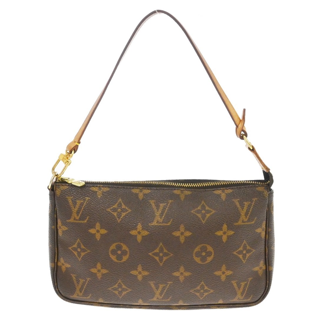 Louis Vuitton Monogram Pochette Accessoires Brown Canvas Pouch (1 of 14)