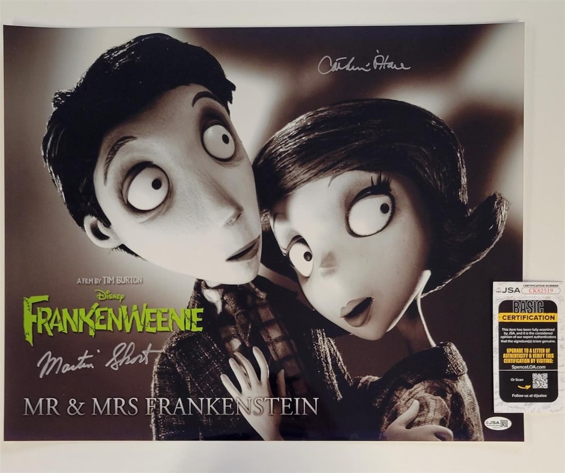 Frankenweenie 16x20 Photograph Signed by Catherine O'Hara and Martin Short JSA Authenticated (1 of 3)