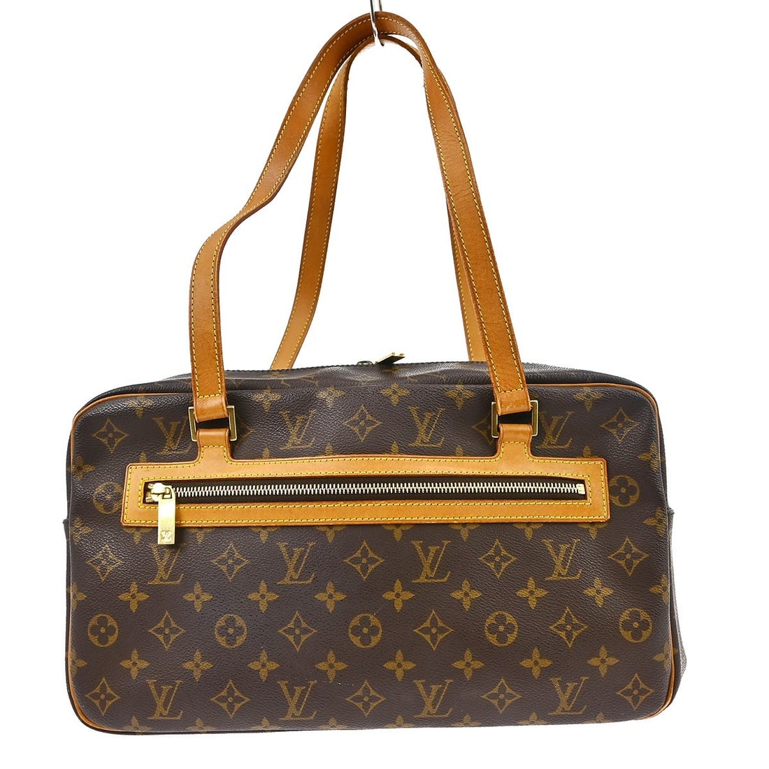 Louis Vuitton Cite GM Monogram Canvas Large Shoulder Purse M51181: Louis Vuitton Cite GM Monogram Canvas Large Shoulder Purse M51181 This Louis Vuitton Cite GM shoulder bag features the classic monogram canvas leather exterior in brown, designed with double handles a