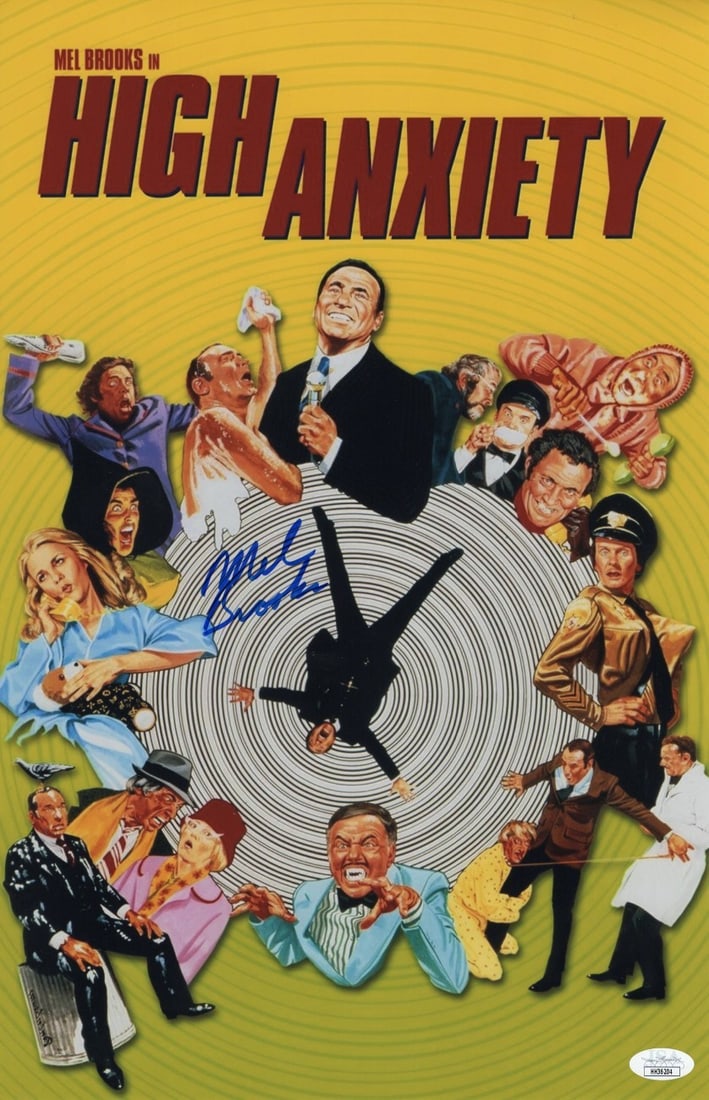 Mel Brooks Autographed 11x17 Photo JSA Certified Original: Mel Brooks Autographed 11x17 Photo JSA Certified Original Own a piece of cinematic history with this autographed 11X17 photograph of Mel Brooks, the legendary director known for his comedic genius. Th