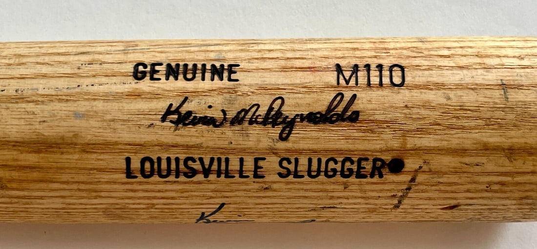 Kevin McReynolds Signed Game Used Louisville M110 Bat Mets #22 (1 of 6)