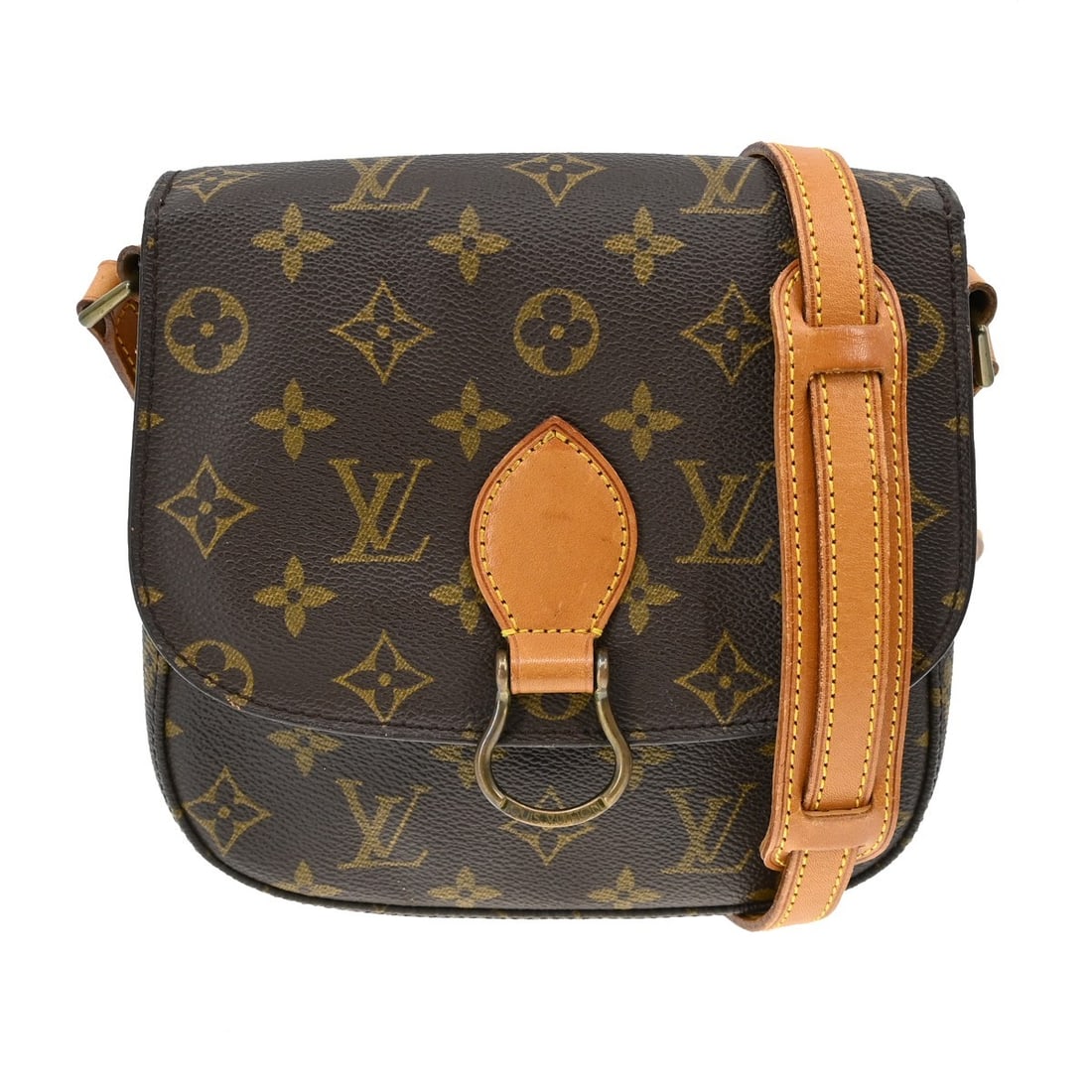 Louis Vuitton Saint Cloud MM Monogram Canvas Medium Crossbody Shoulder Bag: Louis Vuitton Saint Cloud MM Monogram Canvas Medium Crossbody Shoulder Bag This Louis Vuitton Saint Cloud MM shoulder bag features the iconic Monogram canvas with leather trim and a medium-sized silho
