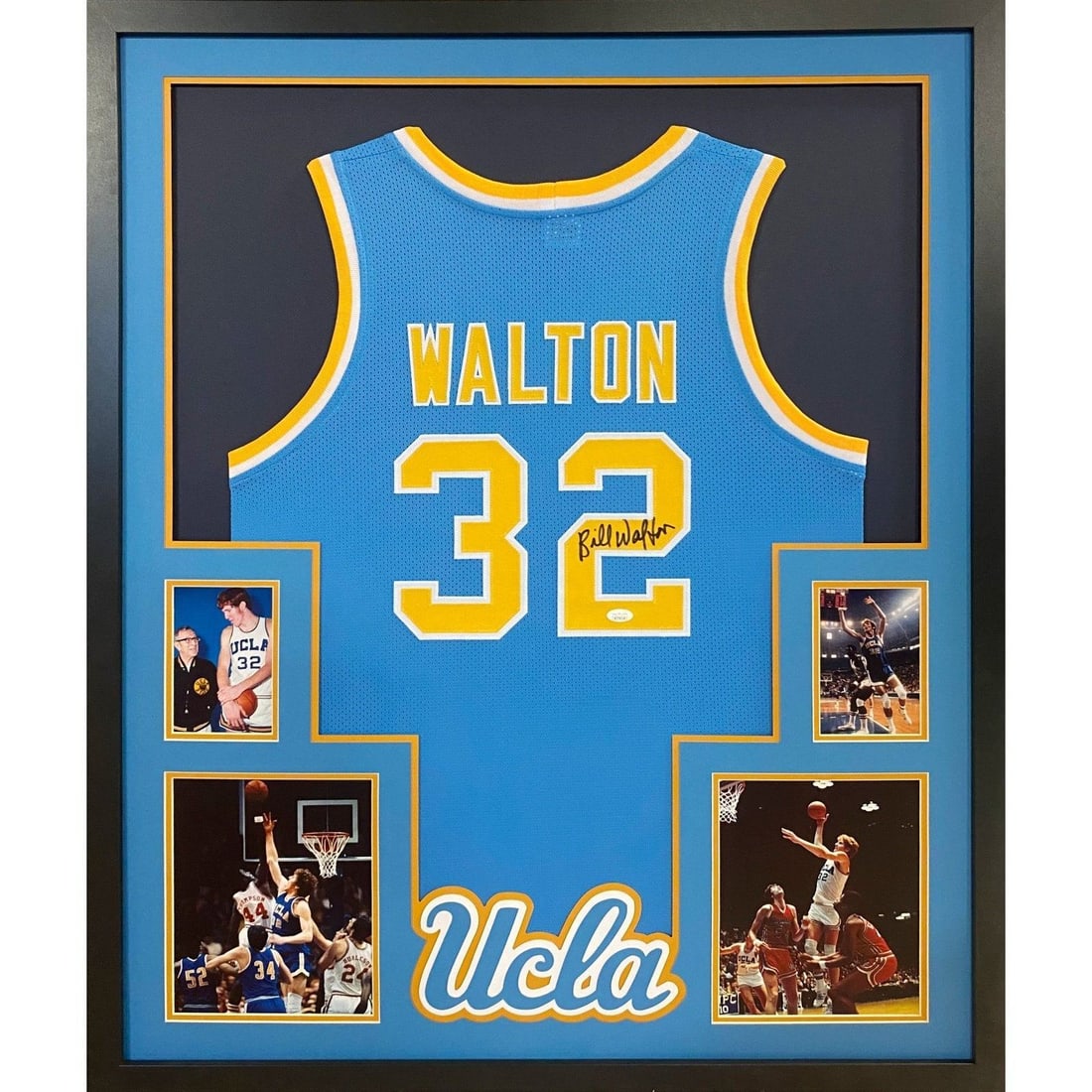 Bill Walton UCLA Signed Framed Jersey JSA Authenticated (1 of 3)