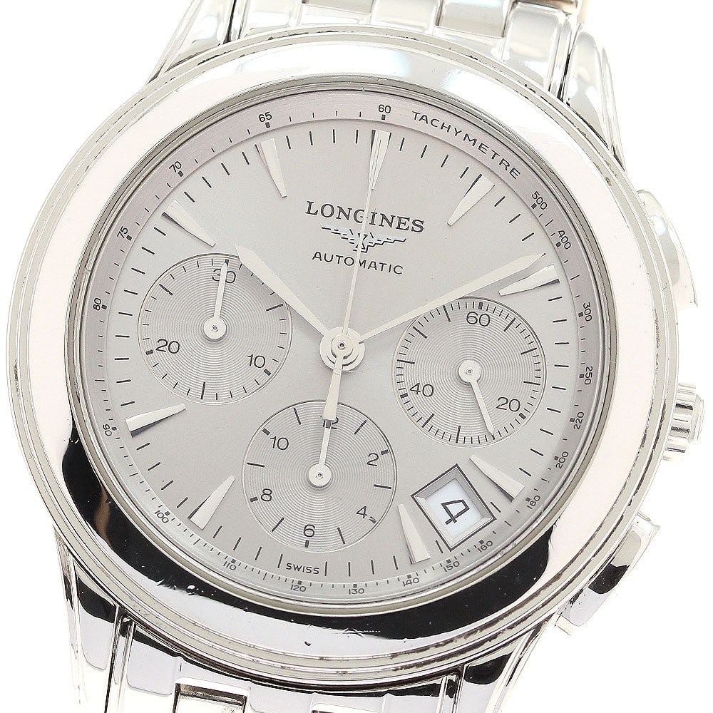Longines Flagship Chronograph Automatic Stainless Steel Men's Wristwatch (1 of 6)