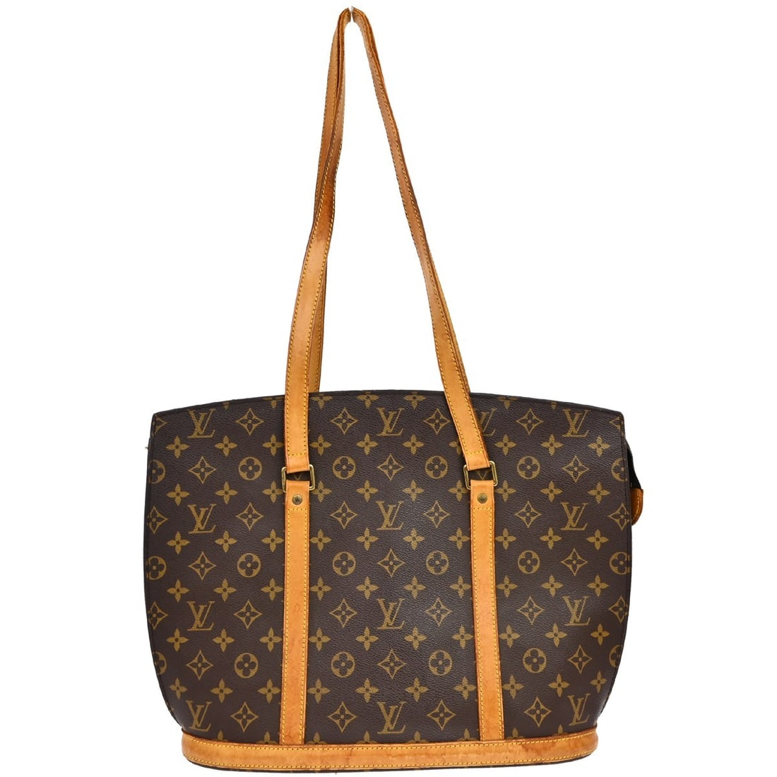 Louis Vuitton Babylone Monogram Canvas Large Tote Handbag M51102: Louis Vuitton Babylone Monogram Canvas Large Tote Handbag M51102 This Louis Vuitton Babylone tote bag features the iconic monogram canvas leather exterior with beige double leather handles. The large-