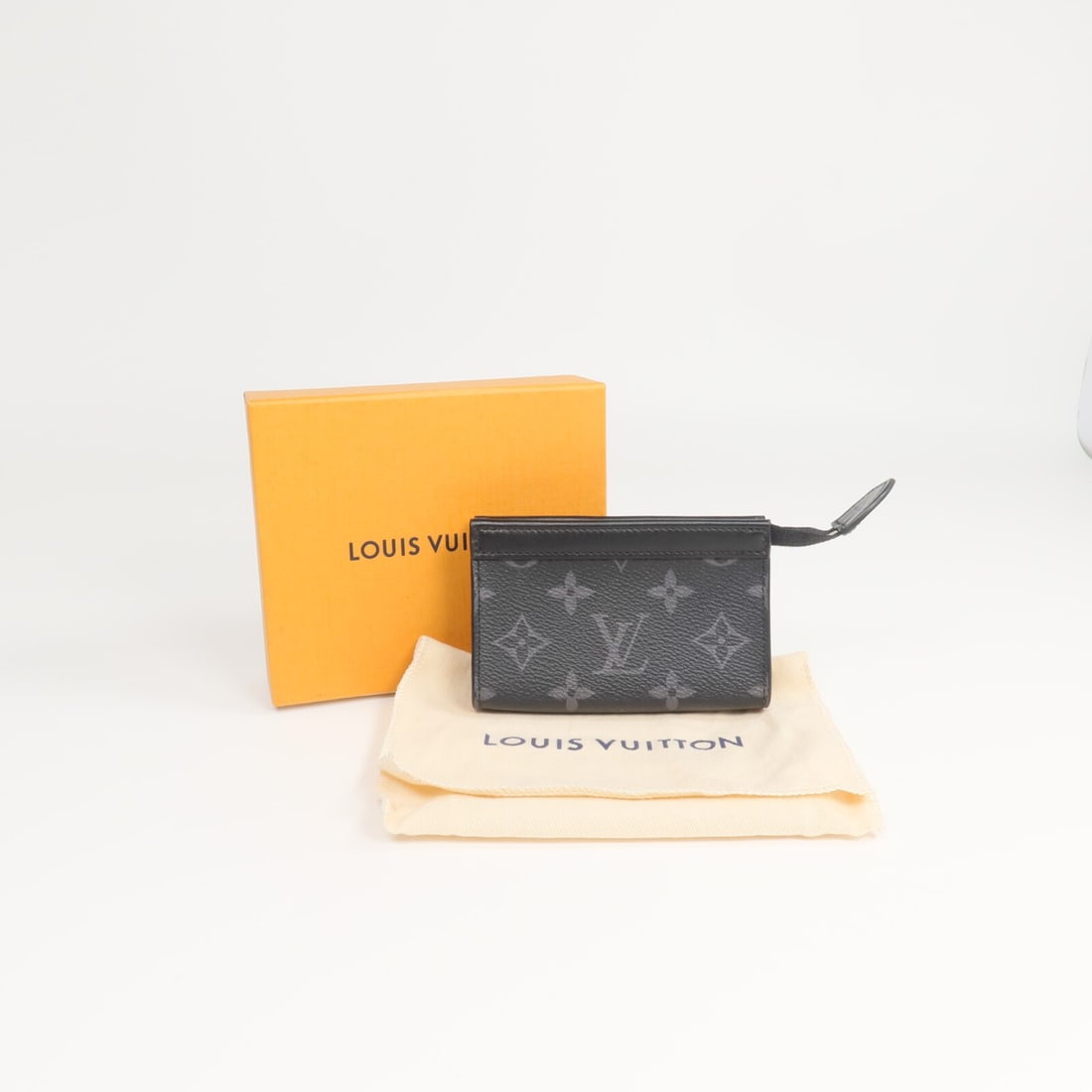 Louis Vuitton Monogram Eclipse Black Key Pouch M82776 - 12