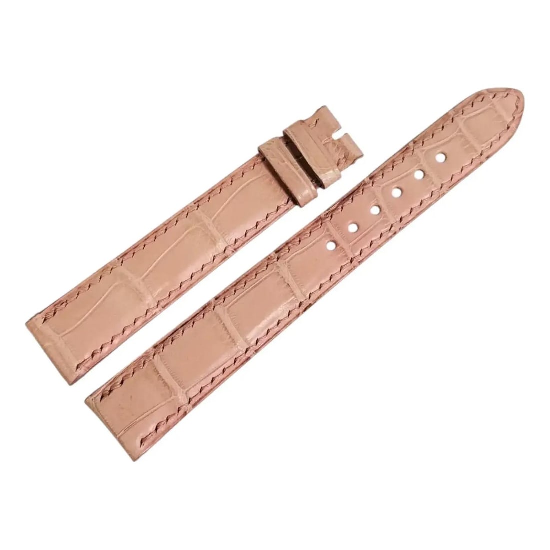 Pink Leather 16x14mm Strap for Girard-Perregaux Watch: Pink Leather 16x14mm Strap for Girard-Perregaux Watch This is a Girard-Perregaux pink leather strap designed for wristwatches. The two-piece strap is made of leather and is compatible with Girard-Perr