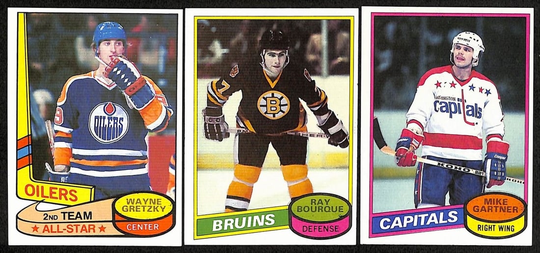 1980-81 Topps Complete Hockey Card Set 1-264 Wayne Gretzky (1 of 12)
